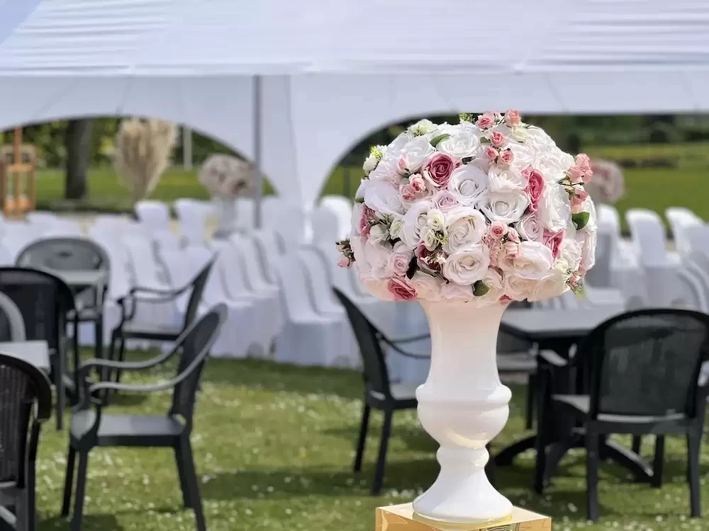 Repas de mariage au Val Sarah (Normandie)